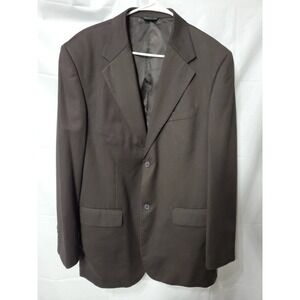 Marchatti Italy Mens Brown Jacket Blazer 40L Length 34.5"